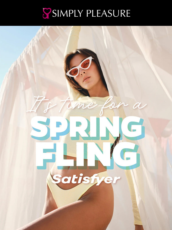 It's time for a Spring Fling with our new Satisfyer toys! 😍