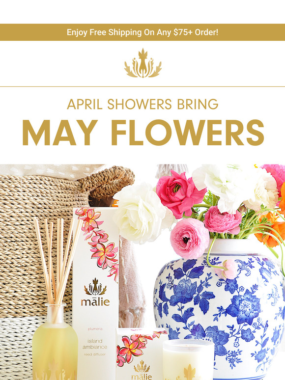 🌸 April Showers Bring May Flowers | 20% Off Our Beloved Floral Collections