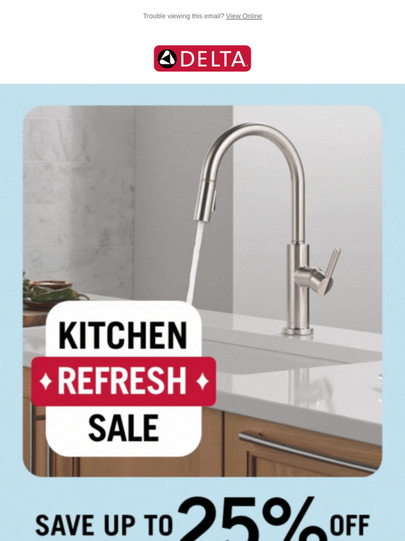 Experience the Innovation of Delta During Our Kitchen Refresh Sale