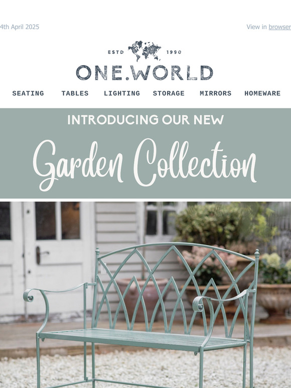 New In: Our Garden Collection