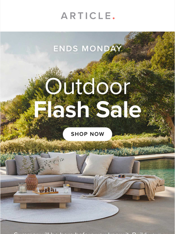 Outdoor flash sale