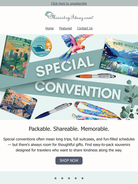Travel-Ready Gifts for Your Special Convention