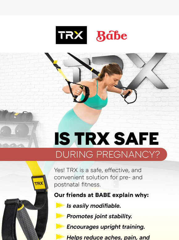 Is TRX Safe While Pregnant?