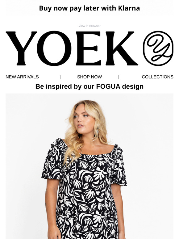 🤍🖤 Stylish in black and white: Shop the FOGUA design!