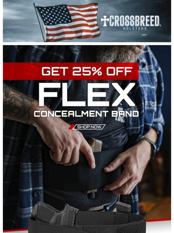 🚨Weekend Special: 25% Off FLEX Concealment Band