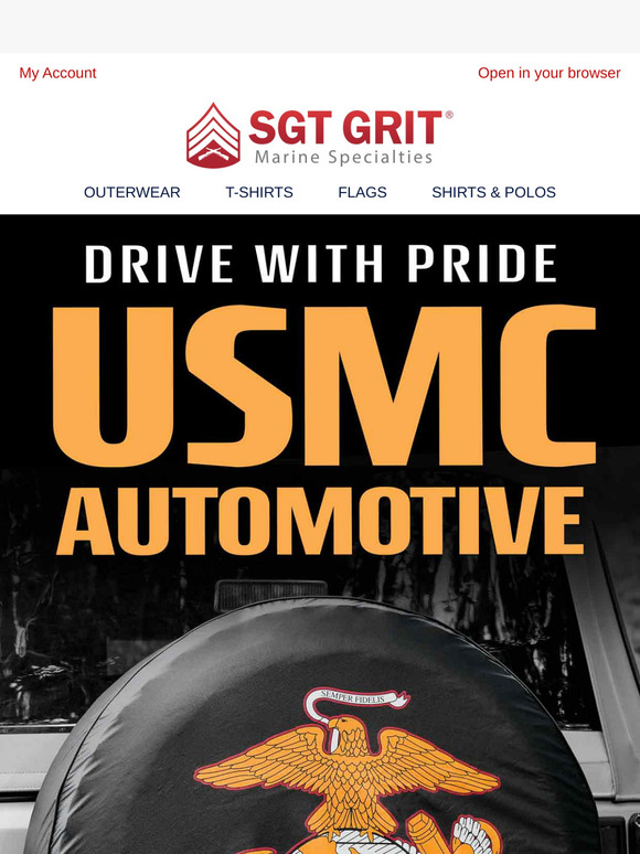 Sgt. Grit Marine Specialties Rev Up Your Marine Corps Pride! Milled