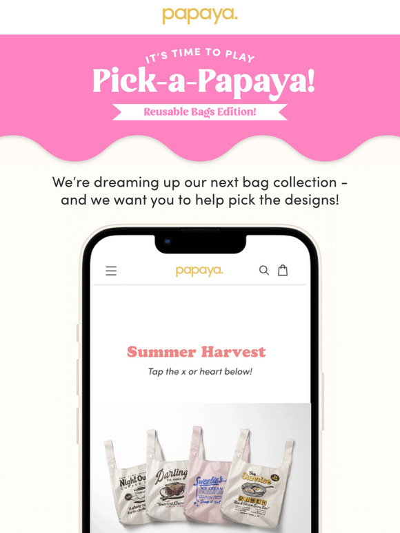 Help us design your dream bag 💗