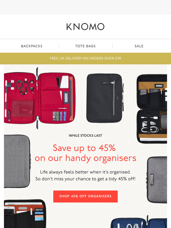 Up to 45% Off Organisers