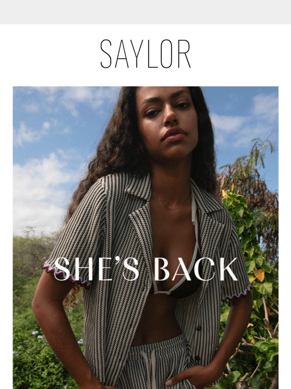 She's Back…