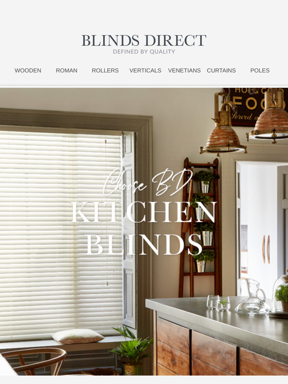 Host in style this Easter with stunning kitchen blinds + get 20% off and FREE delivery