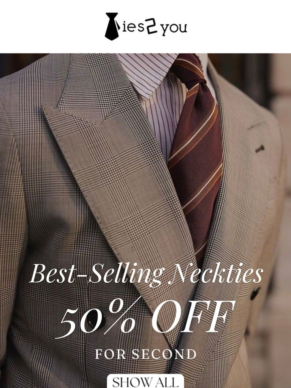 😲50% off for necktie?
