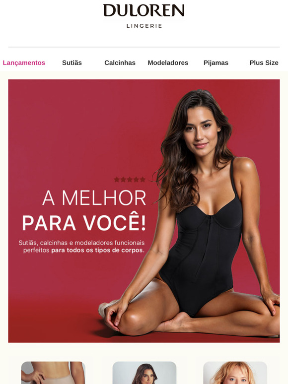 Lingeries Funcionais para Todos os Corpos! Garanta a sua 😉