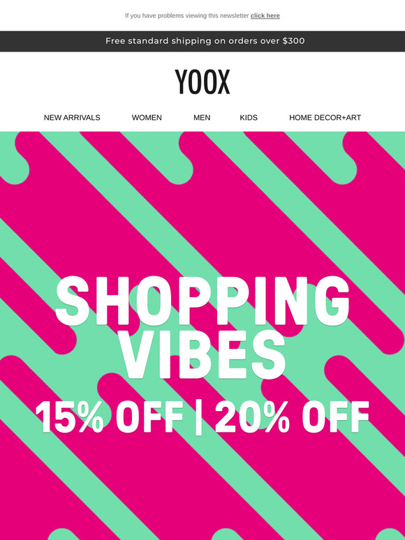 A 15% & 20% OFF surprise for you >> On select styles for this weekend