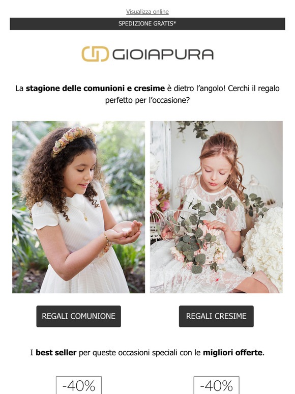 Comunioni e cresime? Qui trovi il regalo giusto (con offerte uniche!)