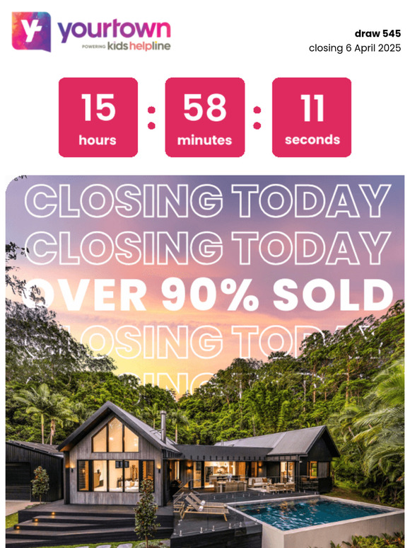 🚨 CLOSING TODAY: Win a $3 Million Prize Home!
