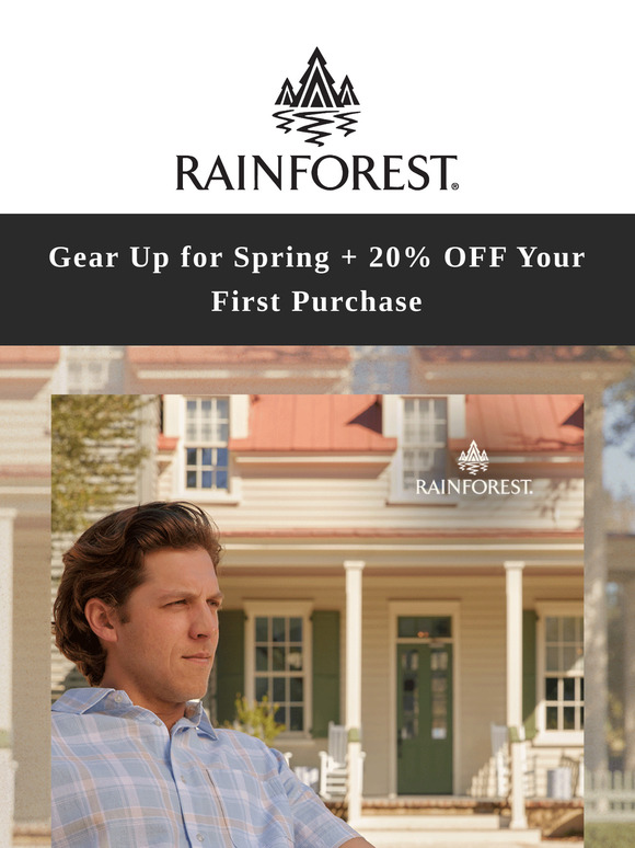 Spring Outdoors, Now 20% OFF Your First Order!