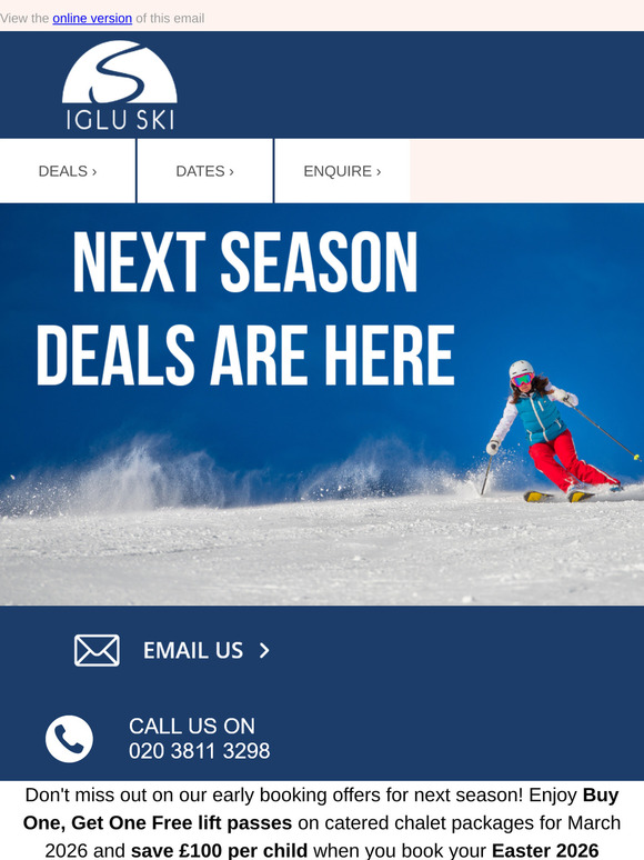 Early Booking Offers: Buy One, Get One Free Lift Passes & More! ⛷️