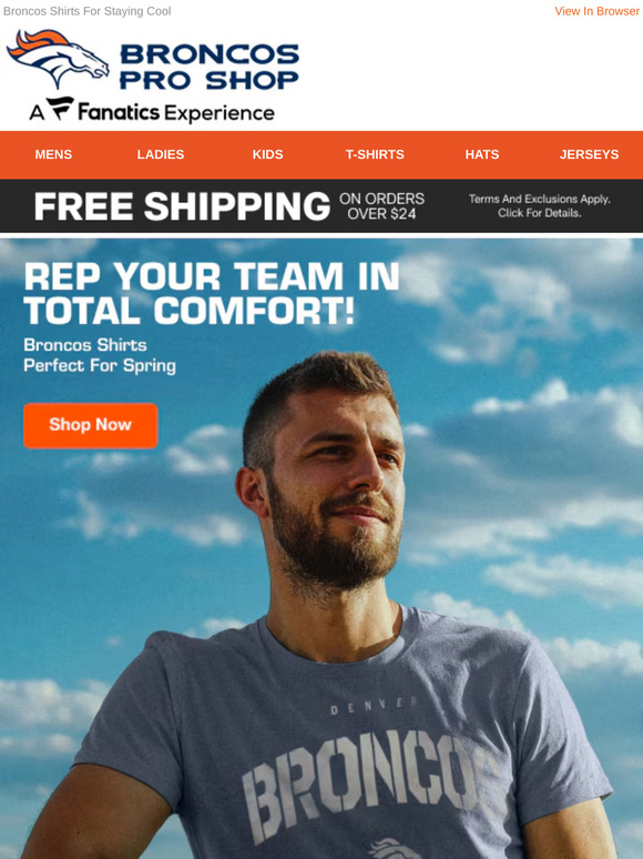 Fan Gear That Feels Like Spring + Free Shipping