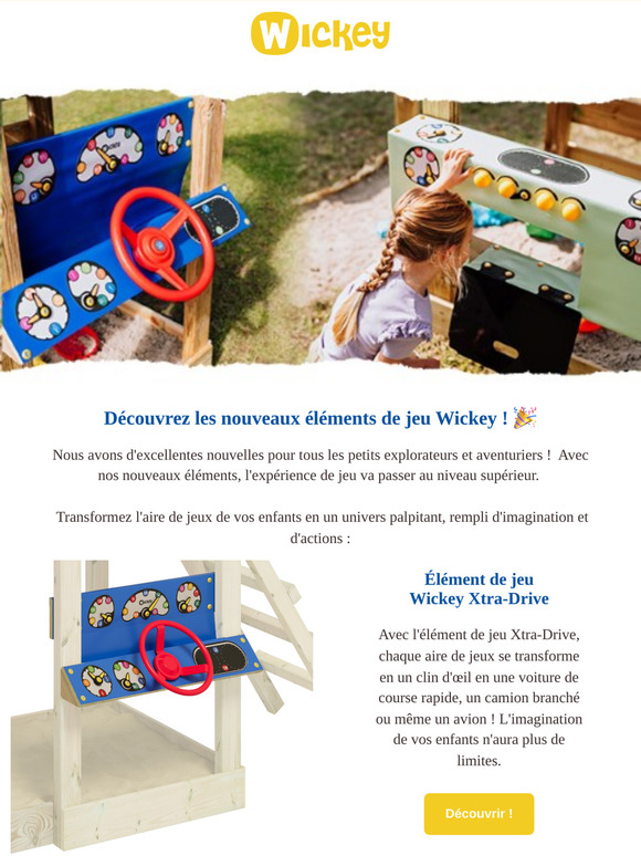 Découvrez les nouveaux éléments de jeu Wickey ! 🎉