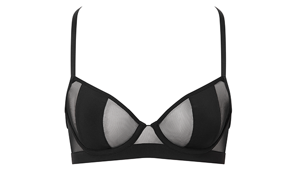 Elevated everyday lingerie that doesn't compromise on comfort and fit. Crafted from super light breathable eco-mesh fabric for ultimate comfort and a luxurious feel with effortless support. Flat bonded edging on the cup gives a super smooth finish under clothing. Smooth adjustable shoulder straps and circular smooth branded metalwork complete this everyday bra. Complete set includes a matching bra, thong and brief.