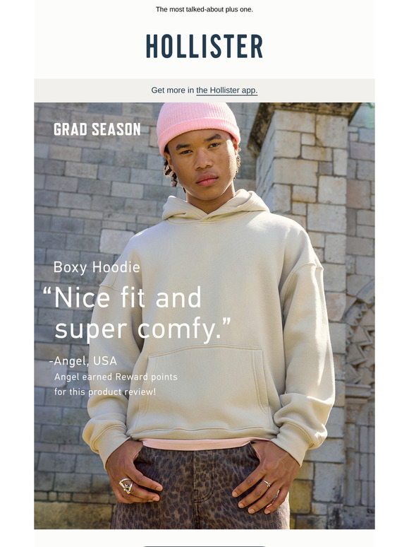 Party Ready: The Boxy Hoodie.