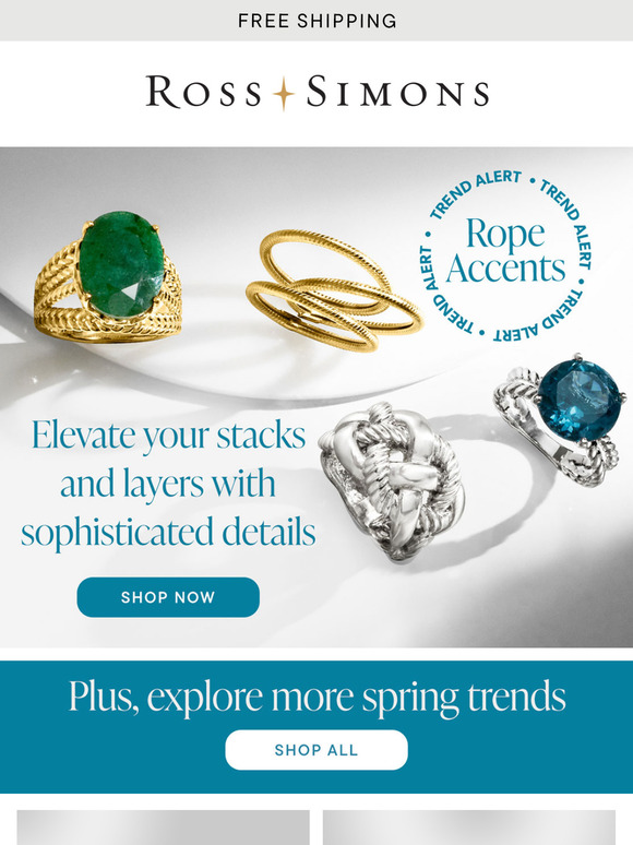 Now Trending: Rope accents ⚓️ Save up to 32% on these sophisticated styles