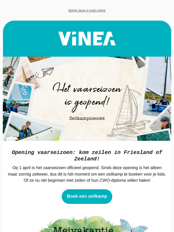 Het vaarseizoen is geopend!