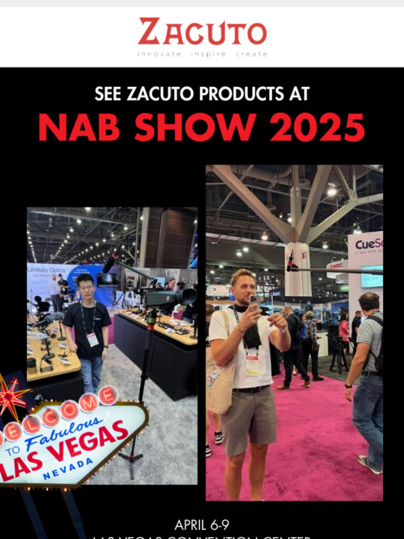 See Zacuto Products at NAB 🎤