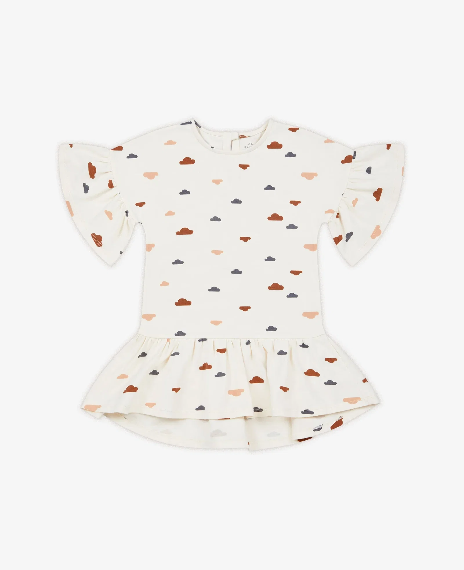 Image of Cotton Ruffled Dress