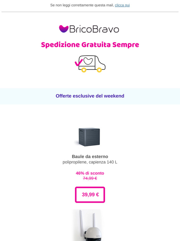 Nuove offerte per il primo weekend del mese