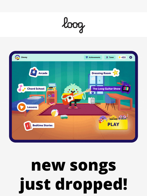 New songs just dropped on the Loog app!