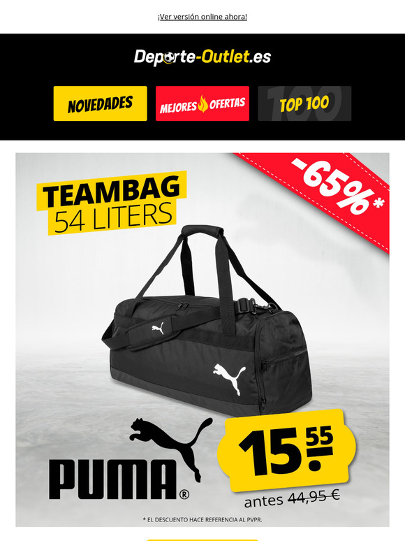 XXL PUMA Teambag por solo 15,55 € 😲🎒
