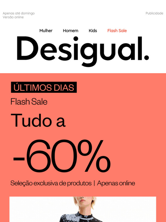 O seu tamanho com -60%