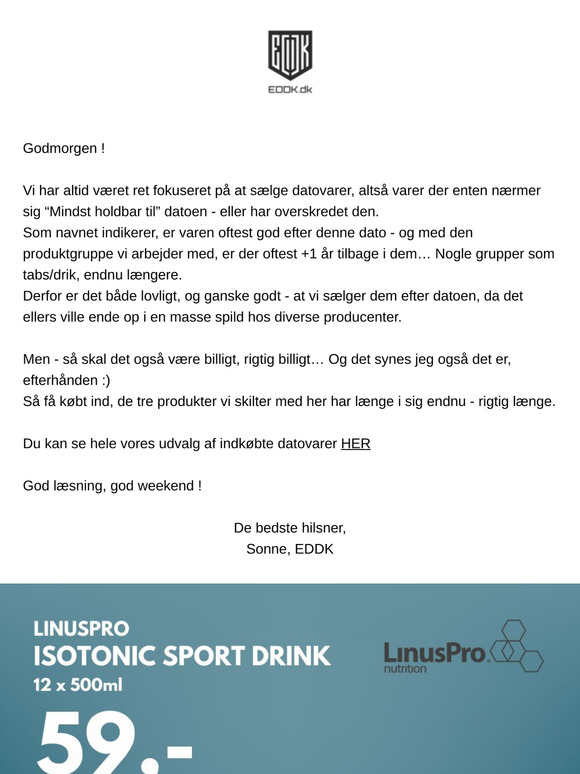 Spar 75% | De sidste Isotoniske drikke skal væk !
