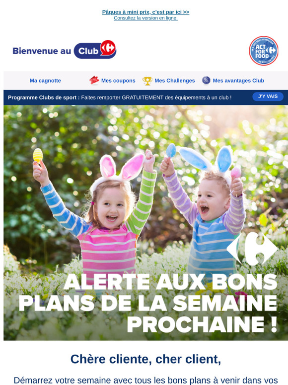 Souriez : c’est l’heure de votre rendez-vous BONS PLANS de la semaine prochaine ! 🕺