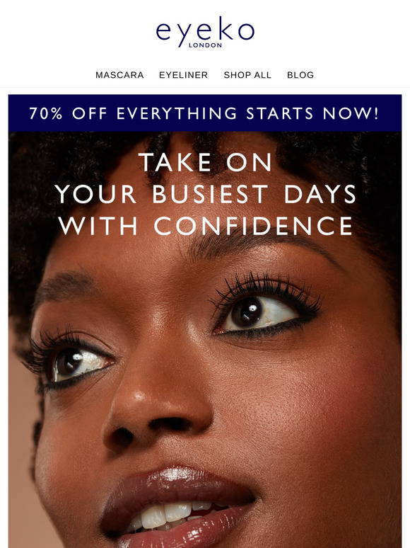 Workouts, Weather, or Whatever our Sport Waterproof Mascara Stays Put!