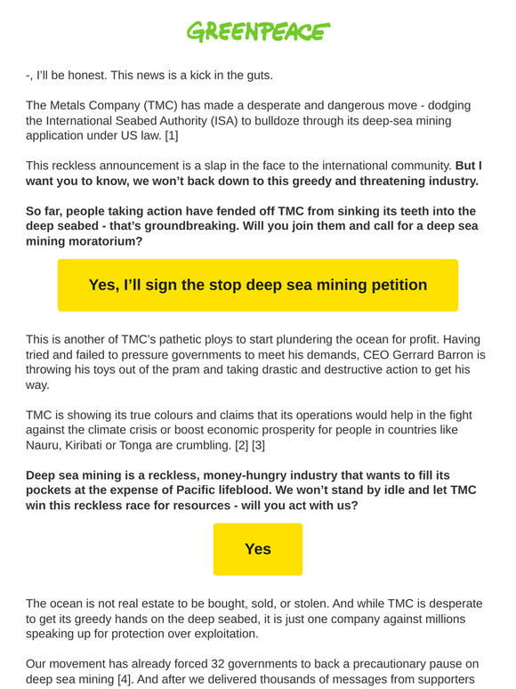 We can stop this, —