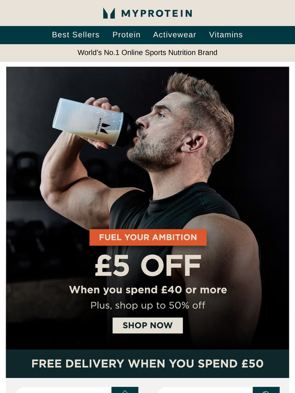Fuel Your Ambition: Up to 50% OFF