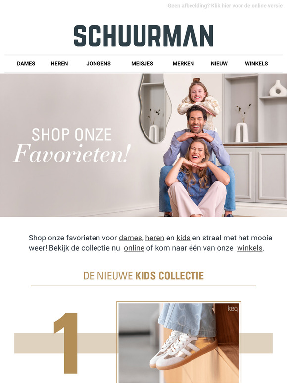 Shop onze favorieten voor dames, heren en kids!