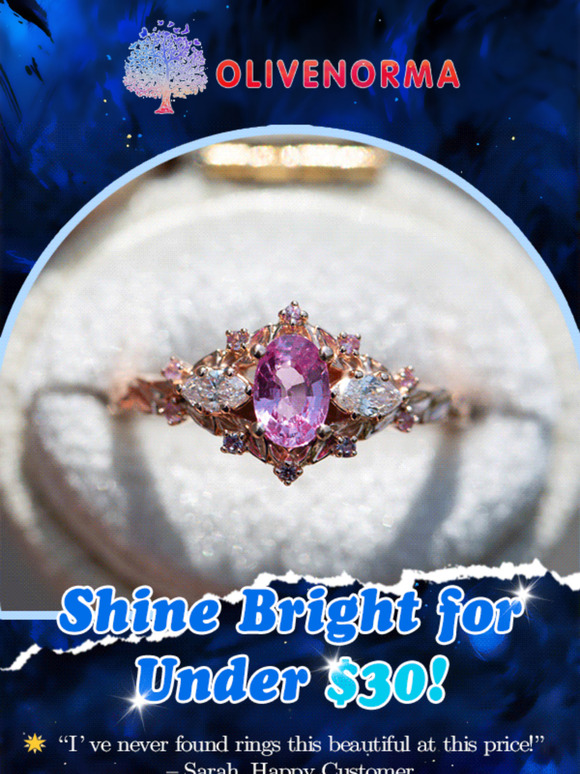 Gemstone Ring All Under $30! Own it Now!