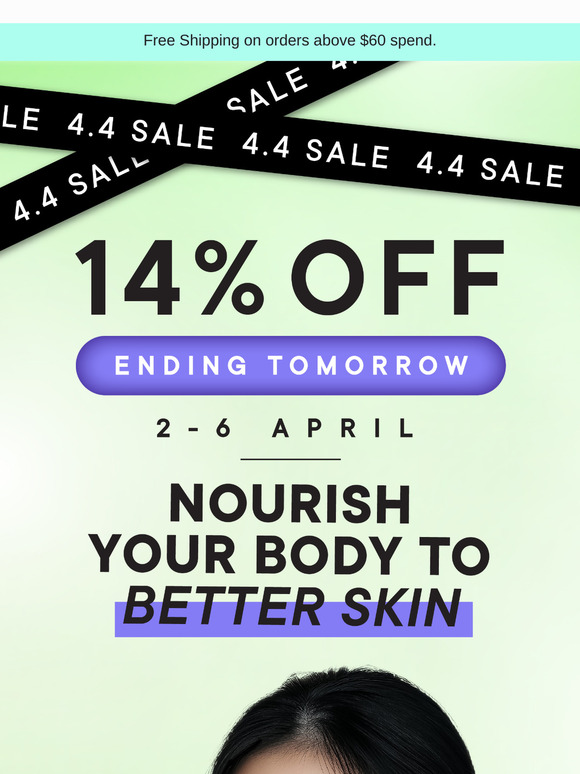 4.4 Sale Ends Tomorrow ⏰
