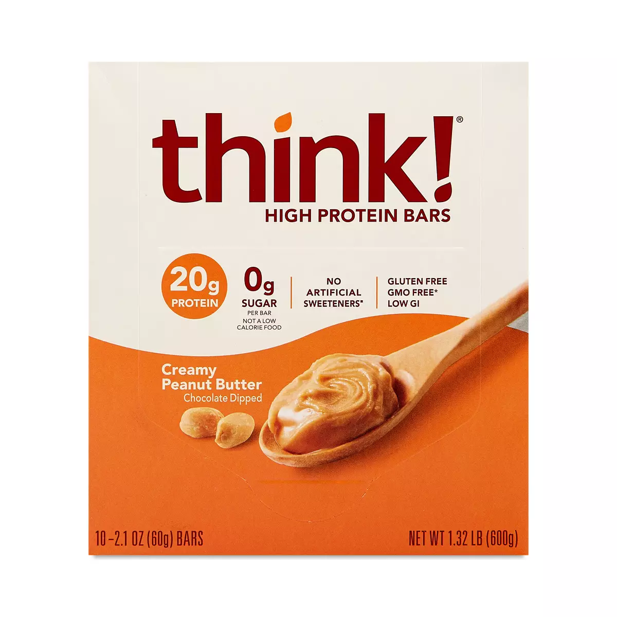 think! High Protein Bars, Creamy Peanut Butter