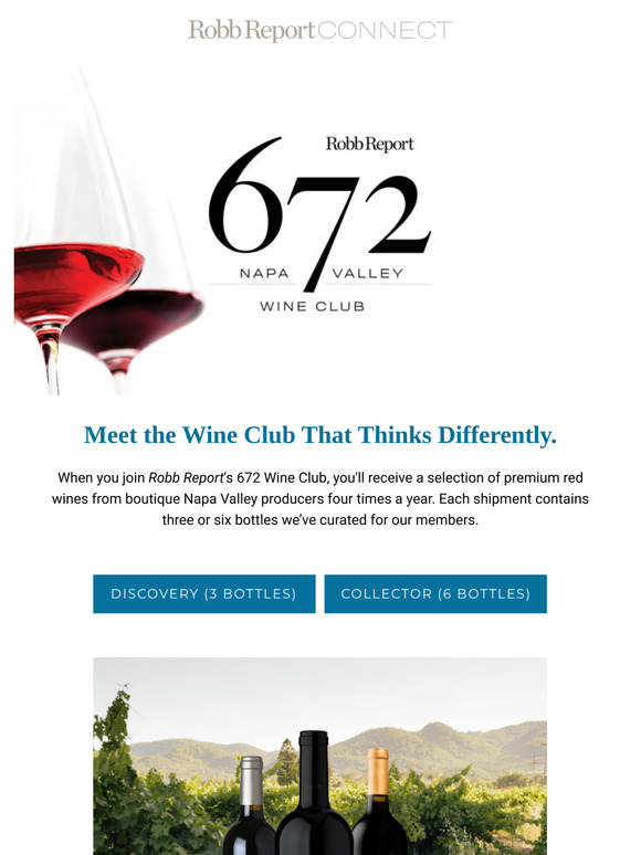 Big Napa Valley Reds, Straight to Your Doorstep