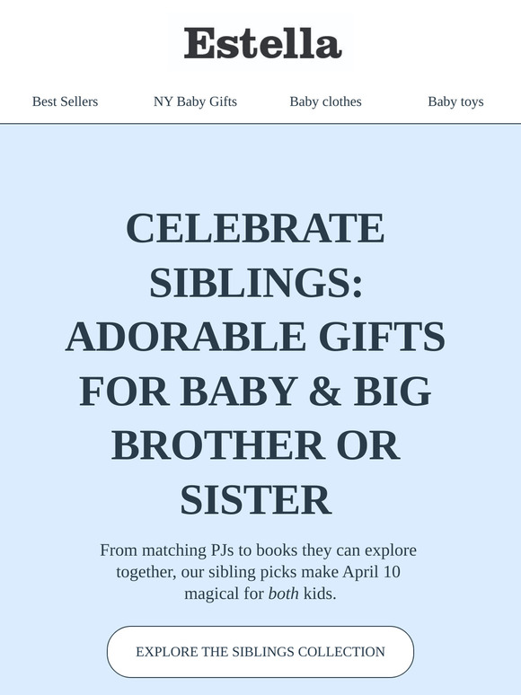 Make Big Sibling Feel Special This Siblings Day 💛