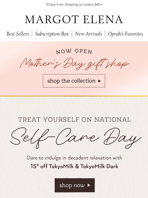 National Self-Care Day 🛀✨  Dare to indulge?