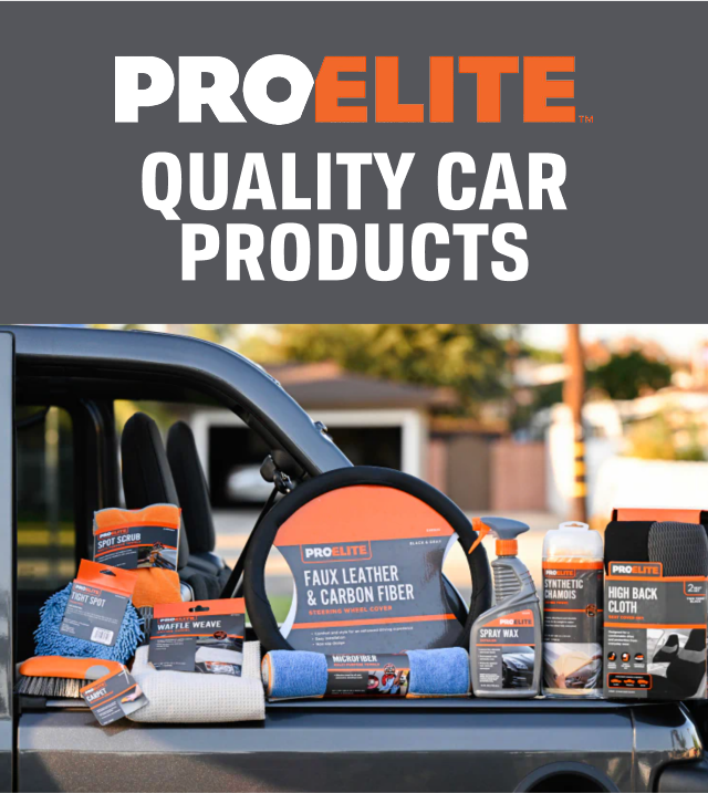 PROELITE(TM) QUALITY CAR PRODUCTS | FOR A LOOK YOU'LL LOVE, INSIDE AND OUT | SHOP NOW