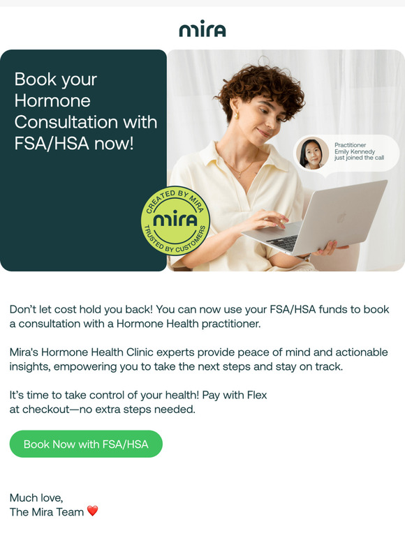Now eligible for FSA/HSA—Hormone Health Clinic! ✨✨