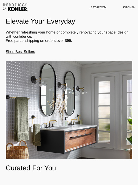 Start Your Design Journey With Top KOHLER Products
