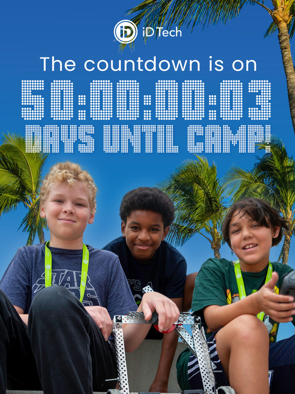 Let the countdown begin! 50 days until camp magic