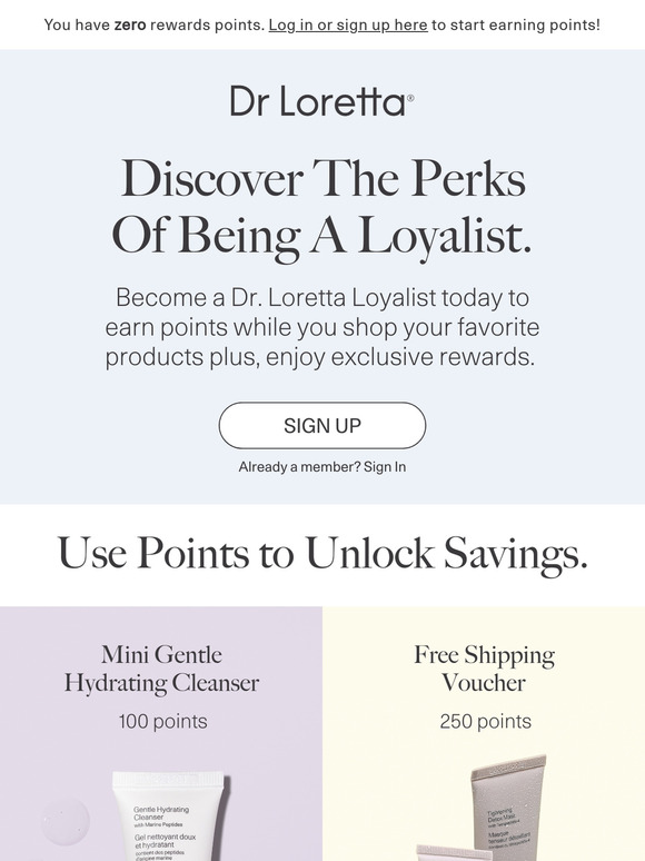 Unlock exclusive savings as a loyalist!